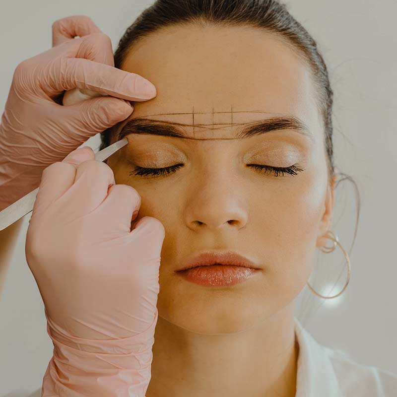 Woman receiving Aesthetic Injectables at Honey Skincare Studio Med Spa Arlington Virginia