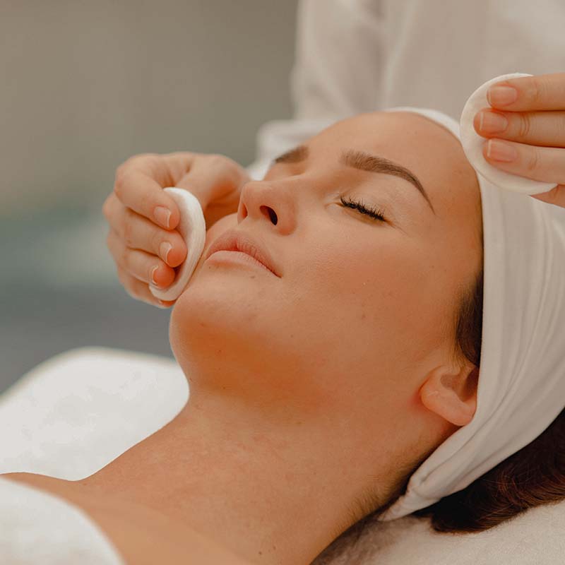 Woman receiving Aesthetic Injectables at Honey Skincare Studio Med Spa Arlington Virginia