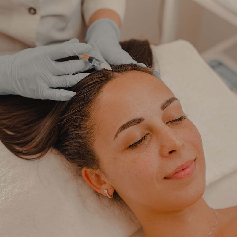 Woman receiving Aesthetic Injectables at Honey Skincare Studio Med Spa Arlington Virginia