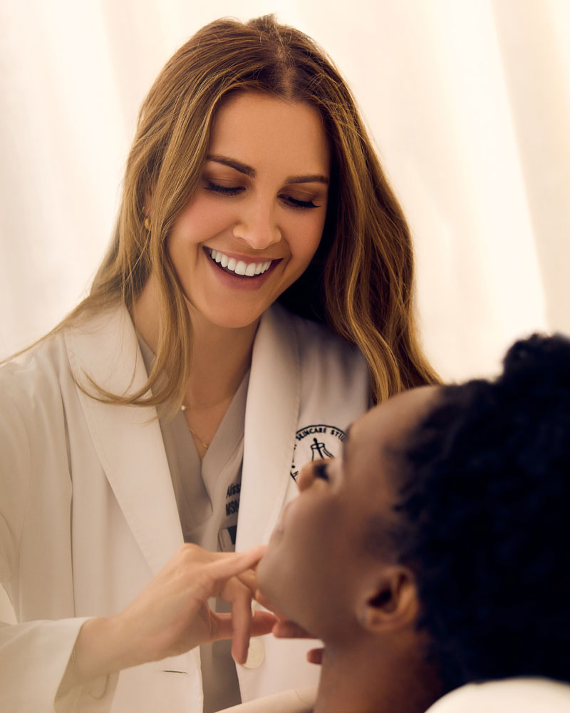 patient getting treatment at a med spa in Arlington, VA